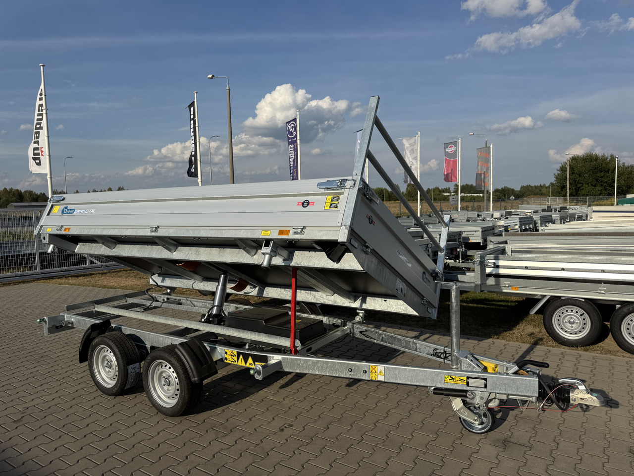 Новый Самосвальный прицеп DEBON PW 3.6 Electric  360x180 cm 3.5T: фото 14