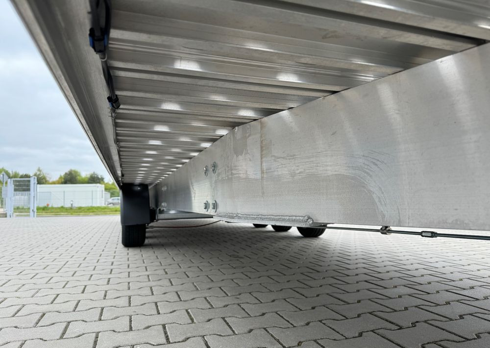 Новый Прицеп-автовоз GROMEX Gromex laweta aluminiowa | 850x210cm | DMC 3500kg | platforma na 2 auta | 3 osie AL-KO | OŚWIETLENIE LED: фото 14