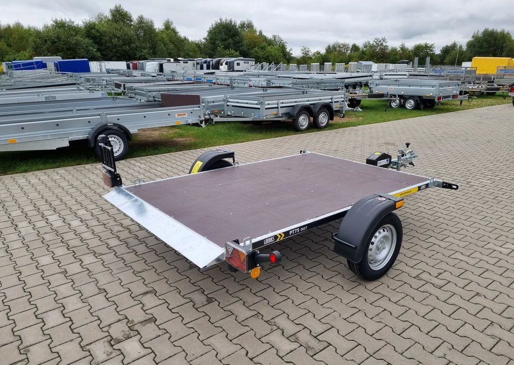 LORRIES PT75-2617 - 255 x 170 cm / 750 kg opuszczana platforma pod quady Can-Am, CF-Moto, Polaris, Spyder - Прицеп для мотоцикла: фото 4 LORRIES PT75-2617 - 255 x 170 cm / 750 kg opuszczana platforma pod quady Can-Am, CF-Moto, Polaris, Spyder - Прицеп для мотоцикла: фото 4