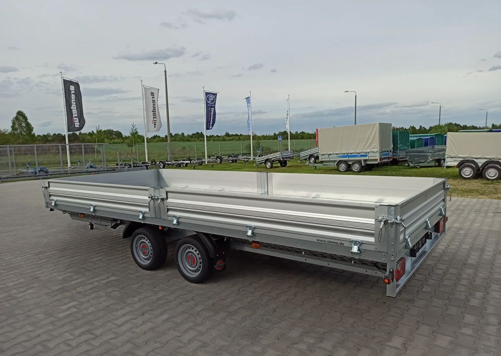 STEMA SHP O2 35-52-22.2 | 510x213 cm ALU 3,5T hamowana - Прицеп бортовой/ Платформа: фото 5 STEMA SHP O2 35-52-22.2 | 510x213 cm ALU 3,5T hamowana - Прицеп бортовой/ Платформа: фото 5