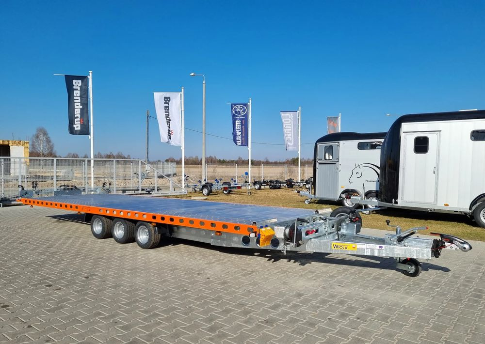 WIOLA L35G65P hydraulic lifting 650x216 cm 3.5T GVW for vans trucks - Прицеп-автовоз: фото 1 WIOLA L35G65P hydraulic lifting 650x216 cm 3.5T GVW for vans trucks - Прицеп-автовоз: фото 1