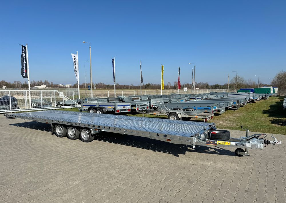 WIOLA L35G85 | 844x204 cm | 3500kg | wypełnienie blachą - Прицеп-автовоз: фото 1 WIOLA L35G85 | 844x204 cm | 3500kg | wypełnienie blachą - Прицеп-автовоз: фото 1