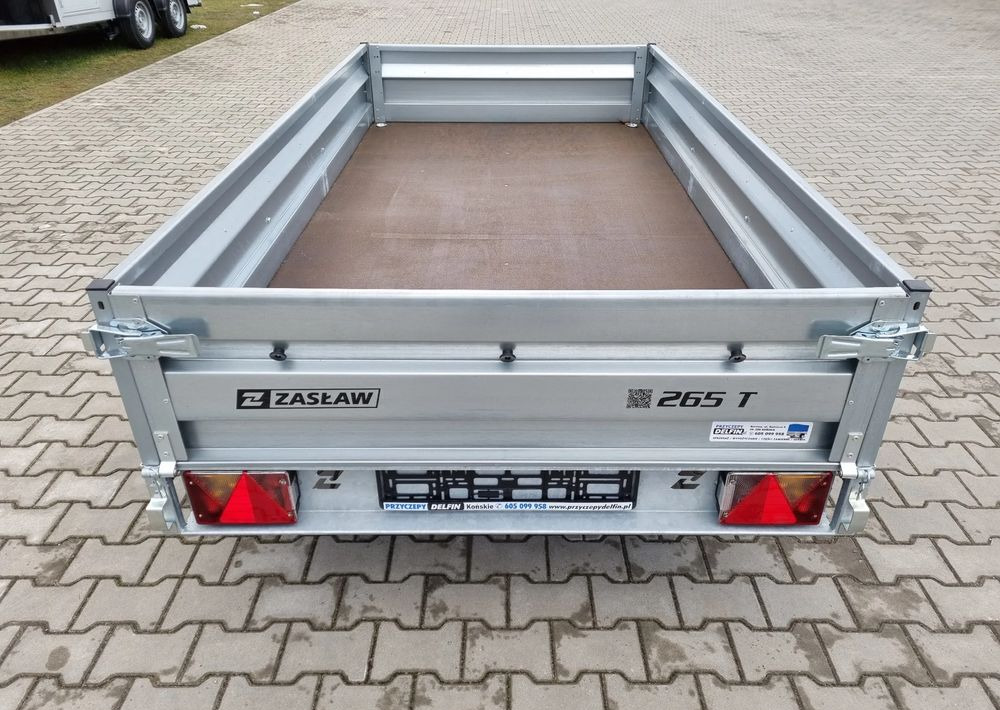 ZASŁAW 265T | 265 x 132 / 750 kg/ 2 osie / lekka przyczepa skrzyniowa - Прицеп бортовой/ Платформа: фото 5 ZASŁAW 265T | 265 x 132 / 750 kg/ 2 osie / lekka przyczepa skrzyniowa - Прицеп бортовой/ Платформа: фото 5