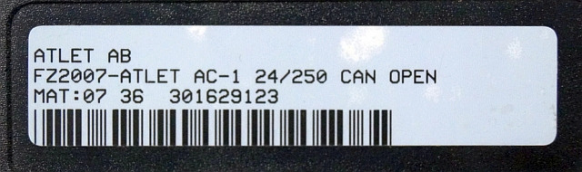 Atlet FZ2007 | Rijregeling Drive controller ZAPI AC1 FZ2007 24/250A can open sn. - Блок управления для Погрузочно-разгрузочной техники: фото 2 Atlet FZ2007 | Rijregeling Drive controller ZAPI AC1 FZ2007 24/250A can open sn. - Блок управления для Погрузочно-разгрузочной техники: фото 2