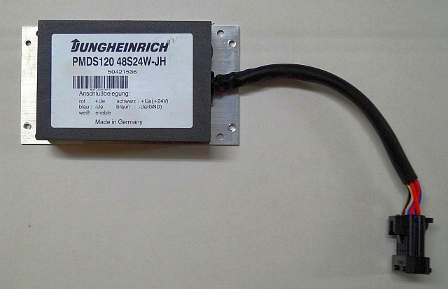Jungheinrich 50421536 | Transformer 48V-24V PMDS120 48S 24W-JH snn. MTM153414891 - Электрическая система для Погрузочно-разгрузочной техники: фото 1 Jungheinrich 50421536 | Transformer 48V-24V PMDS120 48S 24W-JH snn. MTM153414891 - Электрическая система для Погрузочно-разгрузочной техники: фото 1