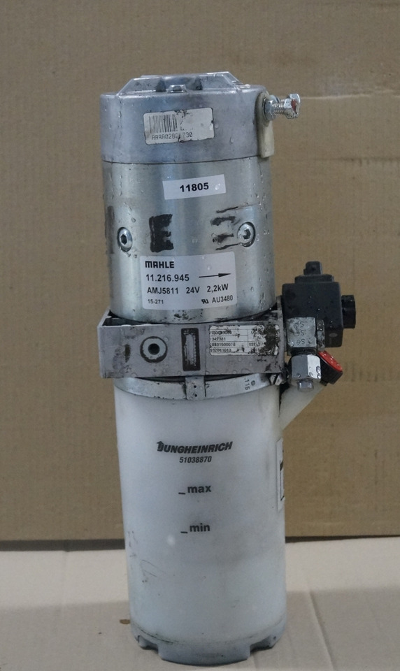Jungheinrich 51006444 | Pump unit 24V 2,2KW Mahle AMJ5811 Pump motor 51056970 Pump unit 24V 2,2KW Mahle AMJ5811 Pump motor 51056970 Tank 51038870 Valve block 51341531 for ERE225 - Гидравлический насос для Погрузочно-разгрузочной техники: фото 1 Jungheinrich 51006444 | Pump unit 24V 2,2KW Mahle AMJ5811 Pump motor 51056970 Pump unit 24V 2,2KW Mahle AMJ5811 Pump motor 51056970 Tank 51038870 Valve block 51341531 for ERE225 - Гидравлический насос для Погрузочно-разгрузочной техники: фото 1