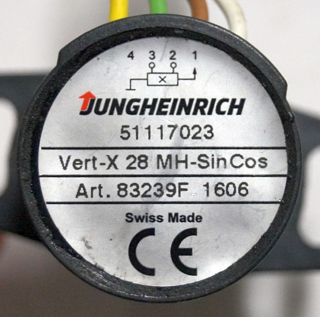 Jungheinrich 51117023 | Sinus Cosinus sensor steering - Сенсор для Погрузочно-разгрузочной техники: фото 4 Jungheinrich 51117023 | Sinus Cosinus sensor steering - Сенсор для Погрузочно-разгрузочной техники: фото 4