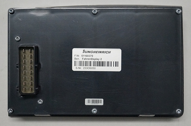 Jungheinrich 51160370 | Display 2 for ETV from year 2011 till 2016 sn. 233O6050 - Приборная панель для Погрузочно-разгрузочной техники: фото 2 Jungheinrich 51160370 | Display 2 for ETV from year 2011 till 2016 sn. 233O6050 - Приборная панель для Погрузочно-разгрузочной техники: фото 2