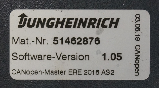 Jungheinrich 51561172 | Rij/hef/stuur regeling drive/lift/steering controller A - Блок управления для Погрузочно-разгрузочной техники: фото 3 Jungheinrich 51561172 | Rij/hef/stuur regeling drive/lift/steering controller A - Блок управления для Погрузочно-разгрузочной техники: фото 3