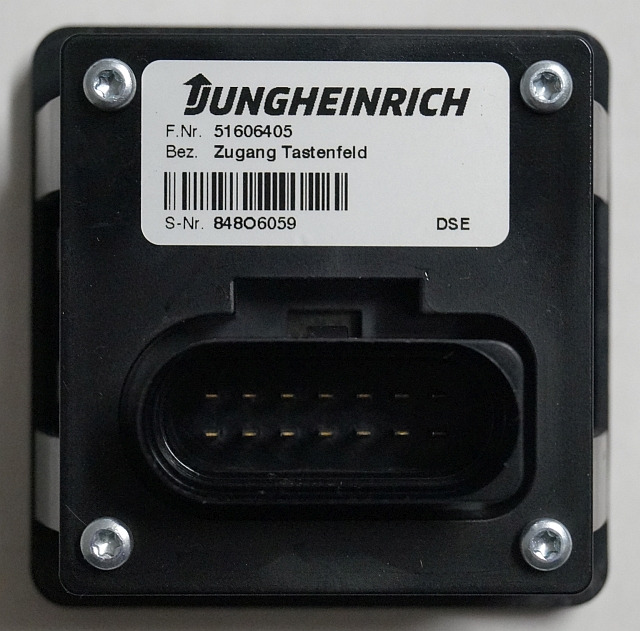 Jungheinrich 51606405 | Code key sn. 848O6059 - Электрическая система для Погрузочно-разгрузочной техники: фото 2 Jungheinrich 51606405 | Code key sn. 848O6059 - Электрическая система для Погрузочно-разгрузочной техники: фото 2