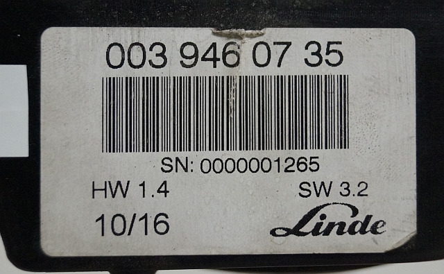 Linde 0039460735 | Display SW3.2 HW 1,4 sn. 0000001265 - Приборная панель для Погрузочно-разгрузочной техники: фото 2 Linde 0039460735 | Display SW3.2 HW 1,4 sn. 0000001265 - Приборная панель для Погрузочно-разгрузочной техники: фото 2