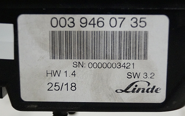Linde 0039460735 | Display SW3.2 HW 1,4 sn. 0000003421 - Приборная панель для Погрузочно-разгрузочной техники: фото 2 Linde 0039460735 | Display SW3.2 HW 1,4 sn. 0000003421 - Приборная панель для Погрузочно-разгрузочной техники: фото 2
