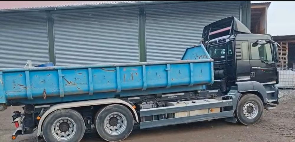 MAN TGS 26.440 6x4 – Meiller z systemem HDS (roll-off) + Kontener + Przyczepa – Euro 5 - Крюковой мультилифт: фото 5 MAN TGS 26.440 6x4 – Meiller z systemem HDS (roll-off) + Kontener + Przyczepa – Euro 5 - Крюковой мультилифт: фото 5