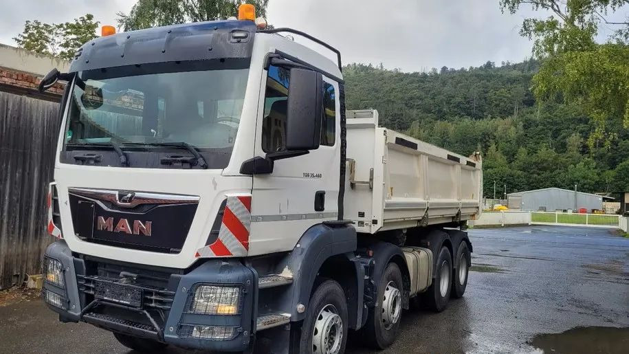 MAN TGS 35.460 8x4 – wywrotka 3-stronna MEILLER + Bordmatic + plandeka rolowana+Euro6+Retarder - Самосвал: фото 1 MAN TGS 35.460 8x4 – wywrotka 3-stronna MEILLER + Bordmatic + plandeka rolowana+Euro6+Retarder - Самосвал: фото 1