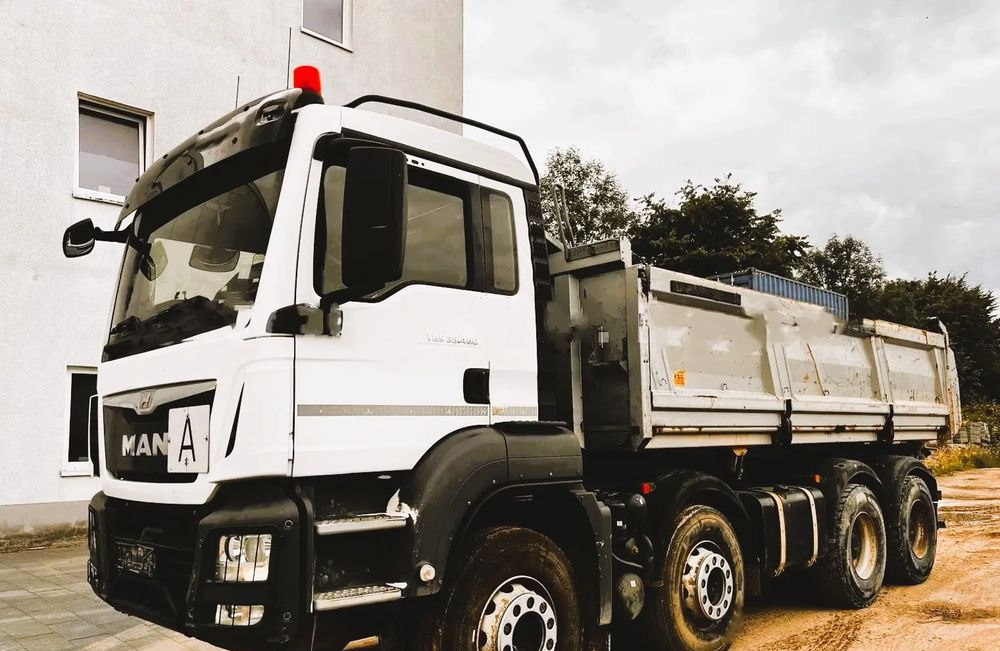 MAN TGS 35.460 I 8X4 I Bordmatik I Meiller 3-stronna wywrotka I Euro 6 I Retarder I - Самосвал: фото 1 MAN TGS 35.460 I 8X4 I Bordmatik I Meiller 3-stronna wywrotka I Euro 6 I Retarder I - Самосвал: фото 1