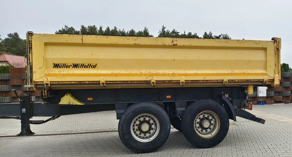 Miller Tandem R180 | Wywrotka 3-stronna | Pneumatyczne zawieszenie | Bordmatik | 2013 | Oś podnoszona - Самосвальный прицеп: фото 3 Miller Tandem R180 | Wywrotka 3-stronna | Pneumatyczne zawieszenie | Bordmatik | 2013 | Oś podnoszona - Самосвальный прицеп: фото 3