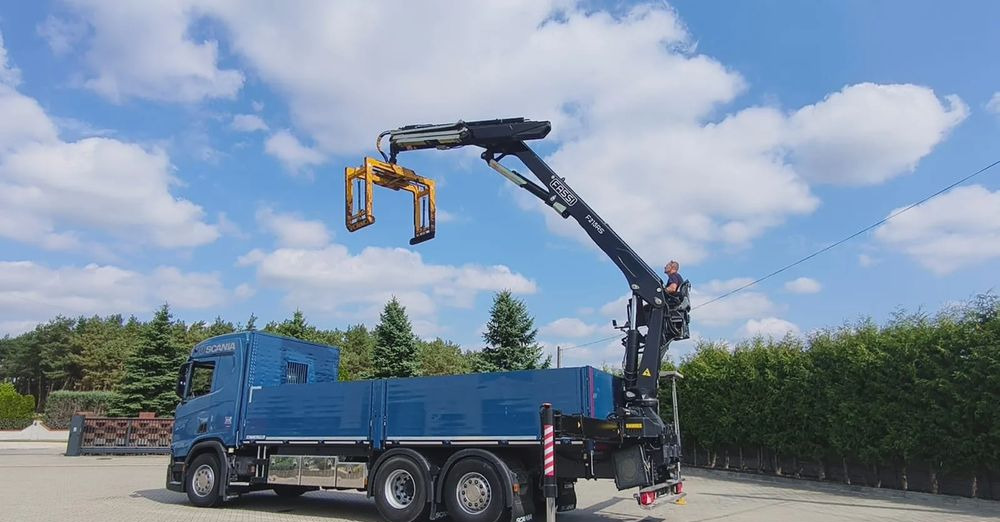 Scania R 500 6x2 z żurawiem Fassi F 215 AS – 2019 – Euro 6 –Retarder -Oś skrętna - Gotowa do pracy! - Автоманипулятор, Грузовик бортовой/ Платформа: фото 3 Scania R 500 6x2 z żurawiem Fassi F 215 AS – 2019 – Euro 6 –Retarder -Oś skrętna - Gotowa do pracy! - Автоманипулятор, Грузовик бортовой/ Платформа: фото 3