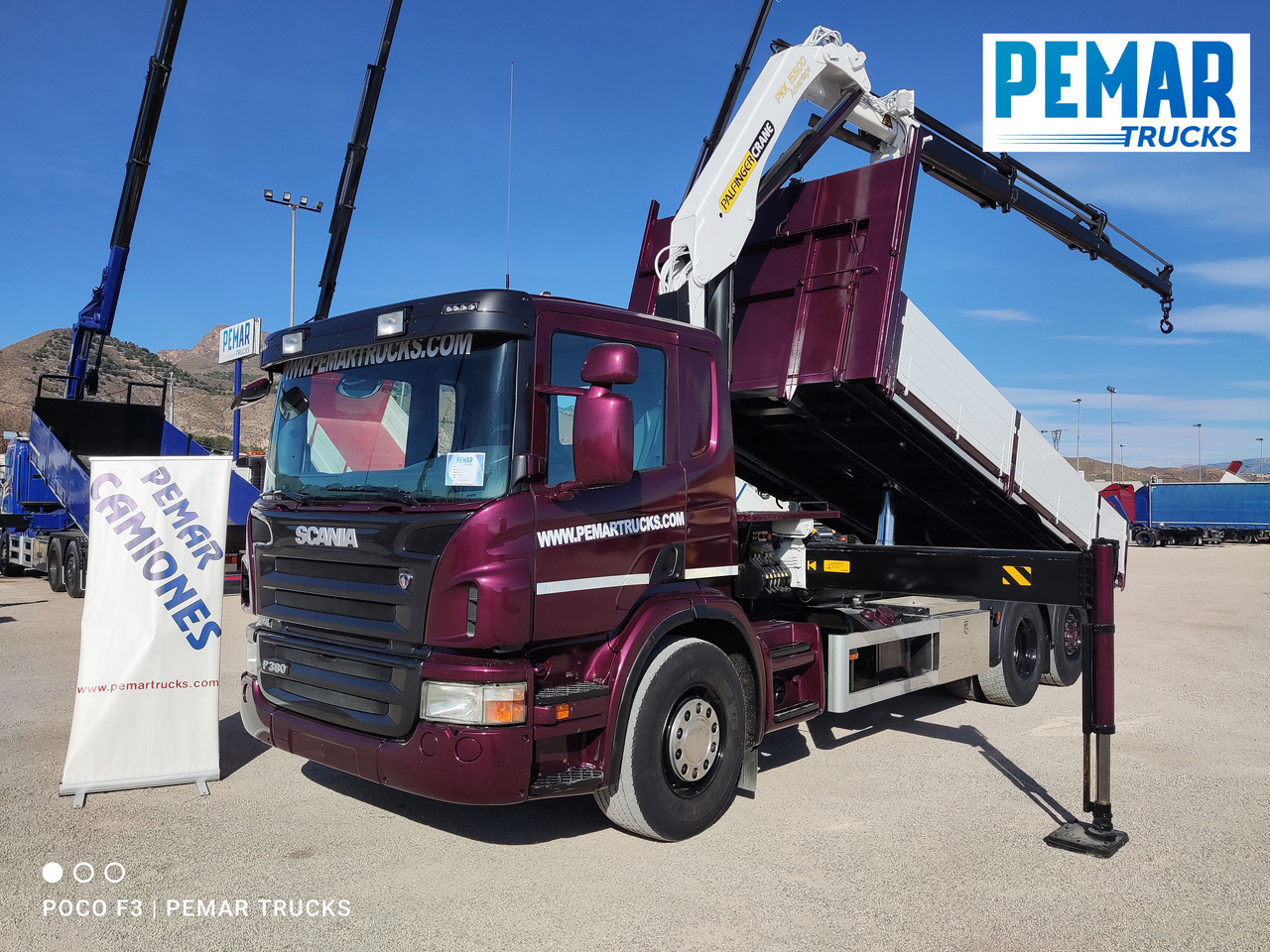 SCANIA P 380 6X2 GRUA BASCULANTE - Самосвал, Автоманипулятор: фото 1 SCANIA P 380 6X2 GRUA BASCULANTE - Самосвал, Автоманипулятор: фото 1