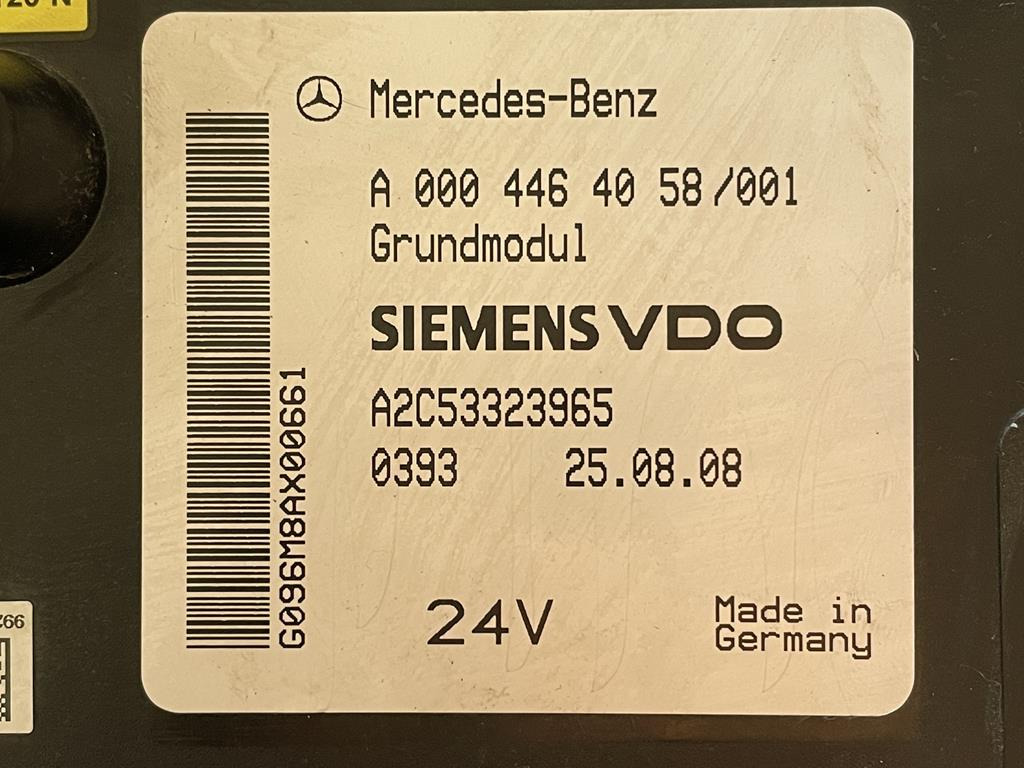 MERCEDES-BENZ ACTROS GRUNDMODUL - A 000 446 40 58 - Предохранитель для Грузовиков: фото 3 MERCEDES-BENZ ACTROS GRUNDMODUL - A 000 446 40 58 - Предохранитель для Грузовиков: фото 3