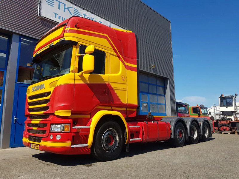 Scania R450 8x2 Topline ADR EX/II, EX/III, FL en AT SCR only - Грузовик-контейнеровоз/ Сменный кузов: фото 1 Scania R450 8x2 Topline ADR EX/II, EX/III, FL en AT SCR only - Грузовик-контейнеровоз/ Сменный кузов: фото 1