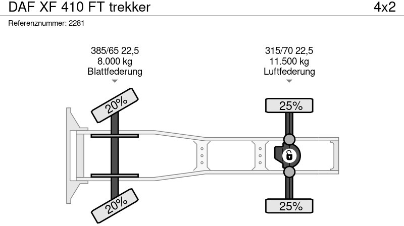 Тягач DAF XF 410 FT trekker: фото 19 Тягач DAF XF 410 FT trekker: фото 19