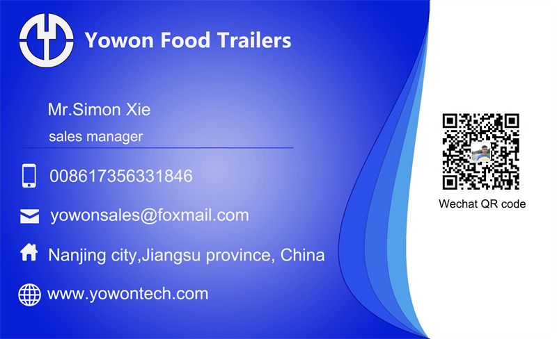 Новый Торговый прицеп для транспортировки пищевых продуктов Yowon customized concession food trailer catering cart: фото 6