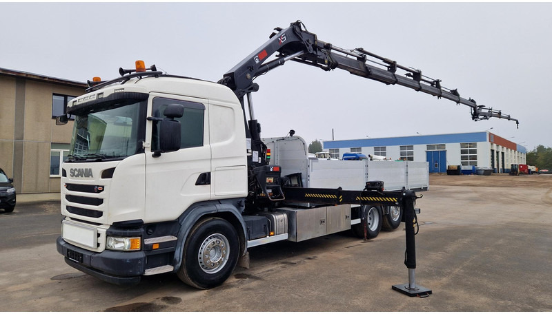 Scania G450 6X2*4 HIAB 288 E-6 Hipro + JIB - Грузовик бортовой/ Платформа, Автоманипулятор: фото 1 Scania G450 6X2*4 HIAB 288 E-6 Hipro + JIB - Грузовик бортовой/ Платформа, Автоманипулятор: фото 1
