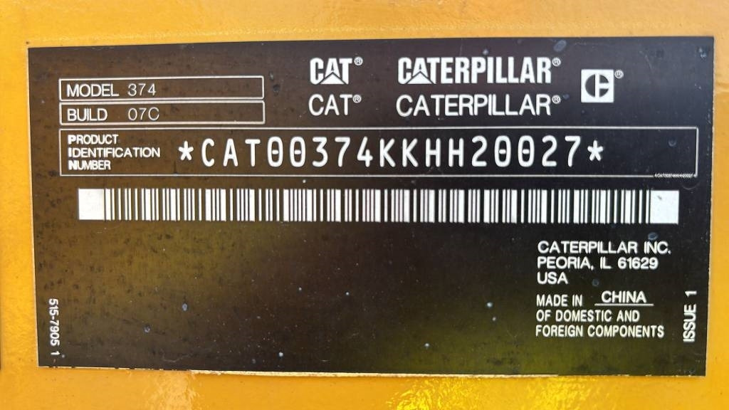 CAT 374 - Гусеничный экскаватор: фото 2 CAT 374 - Гусеничный экскаватор: фото 2