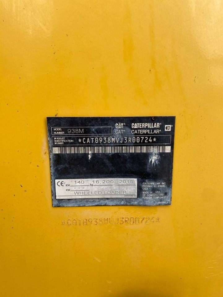 CAT 938 M (Bucket + Forks)  в лизинг CAT 938 M (Bucket + Forks): фото 9