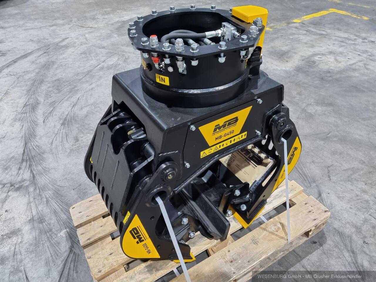 Новый Грейфер для Строительной техники MB Crusher Sortiergreifer MB-G450 Anbauklasse 3,0 - 6,0 t: фото 6