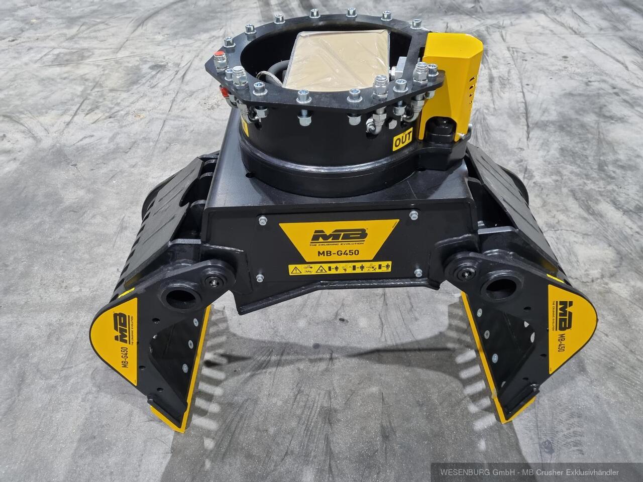 MB Crusher Sortiergreifer MB-G450 Anbauklasse 3,0 - 6,0 t - Грейфер для Строительной техники: фото 2 MB Crusher Sortiergreifer MB-G450 Anbauklasse 3,0 - 6,0 t - Грейфер для Строительной техники: фото 2