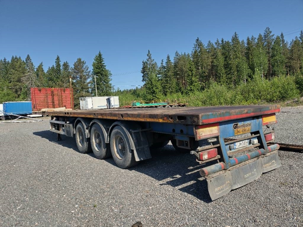 GT trailer Vahva tasalava,hyvillä sidontapisteillä - Полуприцеп бортовой/ Платформа: фото 1 GT trailer Vahva tasalava,hyvillä sidontapisteillä - Полуприцеп бортовой/ Платформа: фото 1