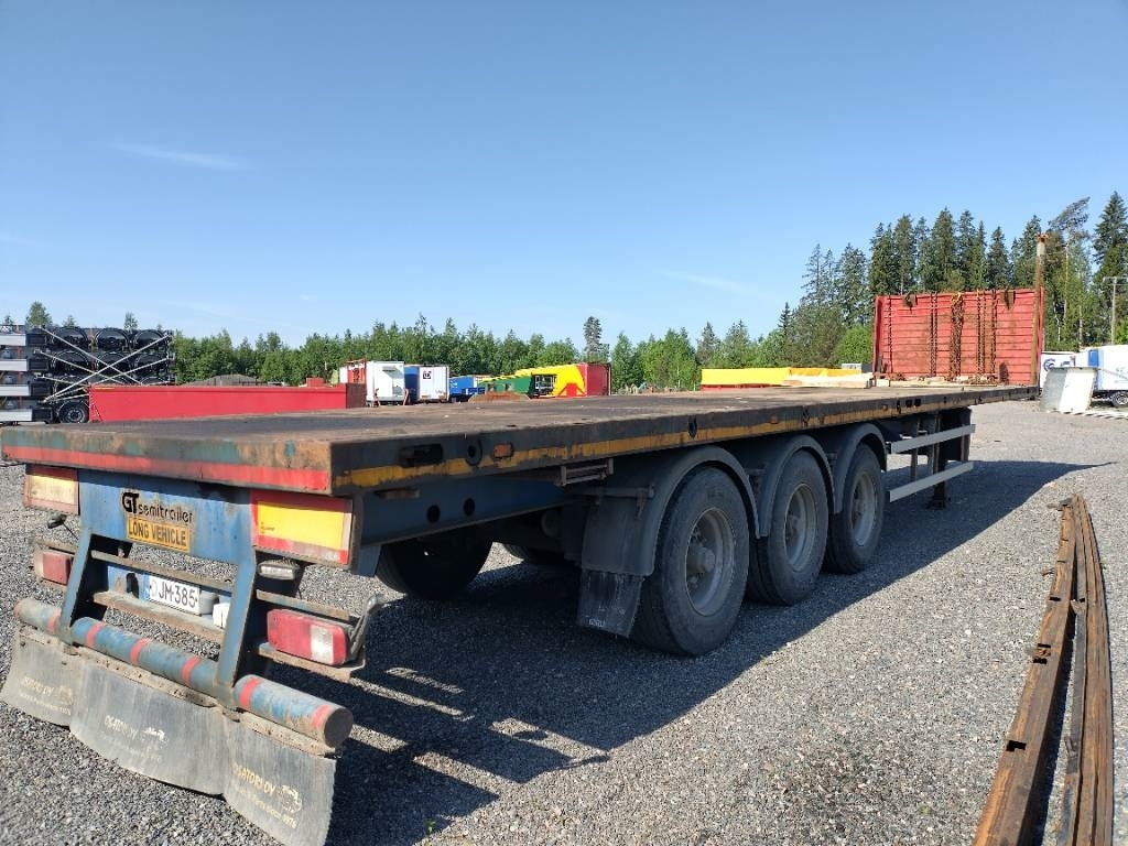GT trailer Vahva tasalava,hyvillä sidontapisteillä - Полуприцеп бортовой/ Платформа: фото 2 GT trailer Vahva tasalava,hyvillä sidontapisteillä - Полуприцеп бортовой/ Платформа: фото 2