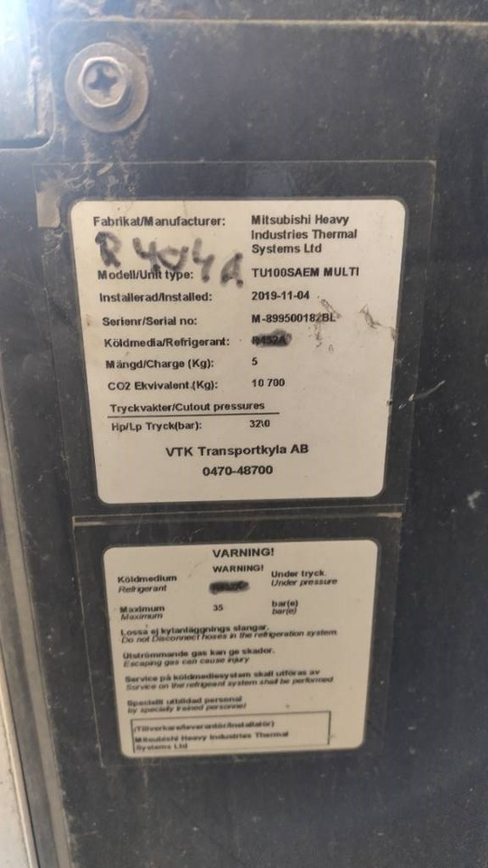 Mitsubishi TU100 SAEM Multi kylmäkone  - Двигатель для Грузовиков: фото 3 Mitsubishi TU100 SAEM Multi kylmäkone  - Двигатель для Грузовиков: фото 3