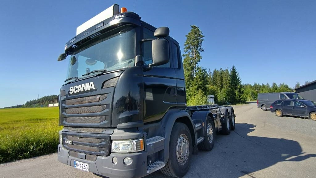Портальный бункеровоз Scania R490 8x4 multilift vaijerilaite,napaperät: фото 9 Портальный бункеровоз Scania R490 8x4 multilift vaijerilaite,napaperät: фото 9