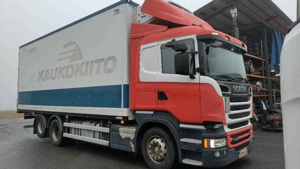 Scania R520 6x2 kokosivuauk kori, thermoking kone - Рефрижератор: фото 2 Scania R520 6x2 kokosivuauk kori, thermoking kone - Рефрижератор: фото 2