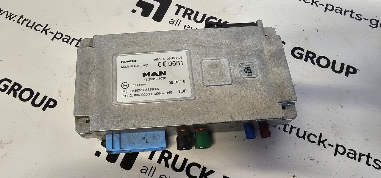 MAN MAN TGX / TGS EURO6 emission telematic on board module by NOVERO 81258127030, 81258127033, 81258127031, 81258127032, 81258127023, 81258127025, 81258127026, 81258127027, 81258129038. - Запчасти для Грузовиков: фото 1 MAN MAN TGX / TGS EURO6 emission telematic on board module by NOVERO 81258127030, 81258127033, 81258127031, 81258127032, 81258127023, 81258127025, 81258127026, 81258127027, 81258129038. - Запчасти для Грузовиков: фото 1