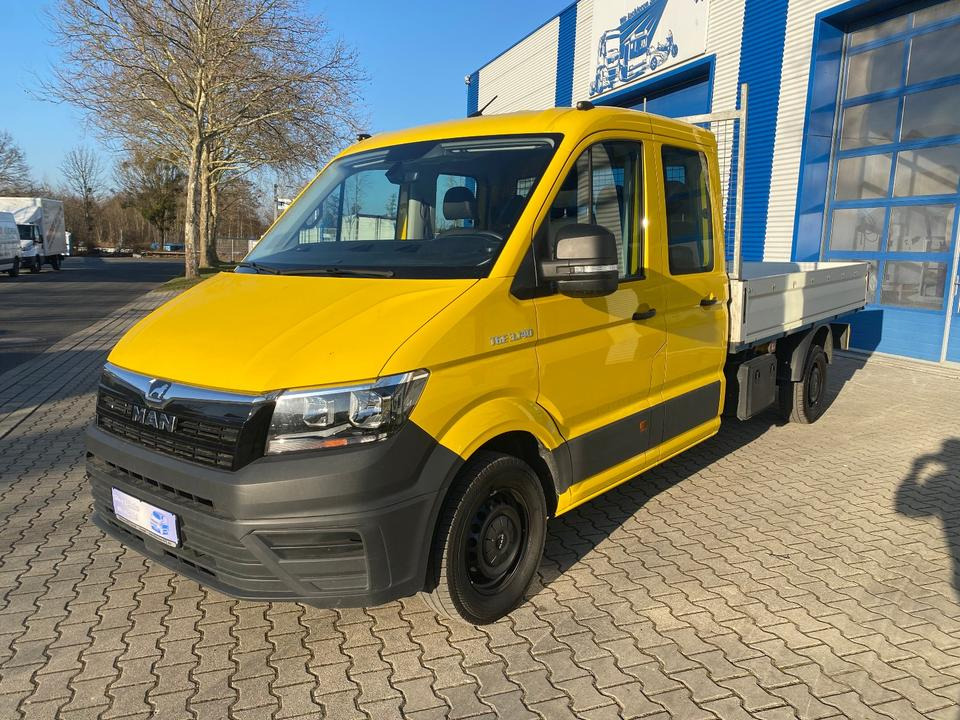 MAN TGE 3.140 Doka Pritsche Lang *STANDHZG* AHK*24 MONATE GARANTIE*1.HAND*INKL.19% MWST*SOFORT!* - Малотоннажный бортовой грузовик, Грузопассажирский фургон: фото 3 MAN TGE 3.140 Doka Pritsche Lang *STANDHZG* AHK*24 MONATE GARANTIE*1.HAND*INKL.19% MWST*SOFORT!* - Малотоннажный бортовой грузовик, Грузопассажирский фургон: фото 3