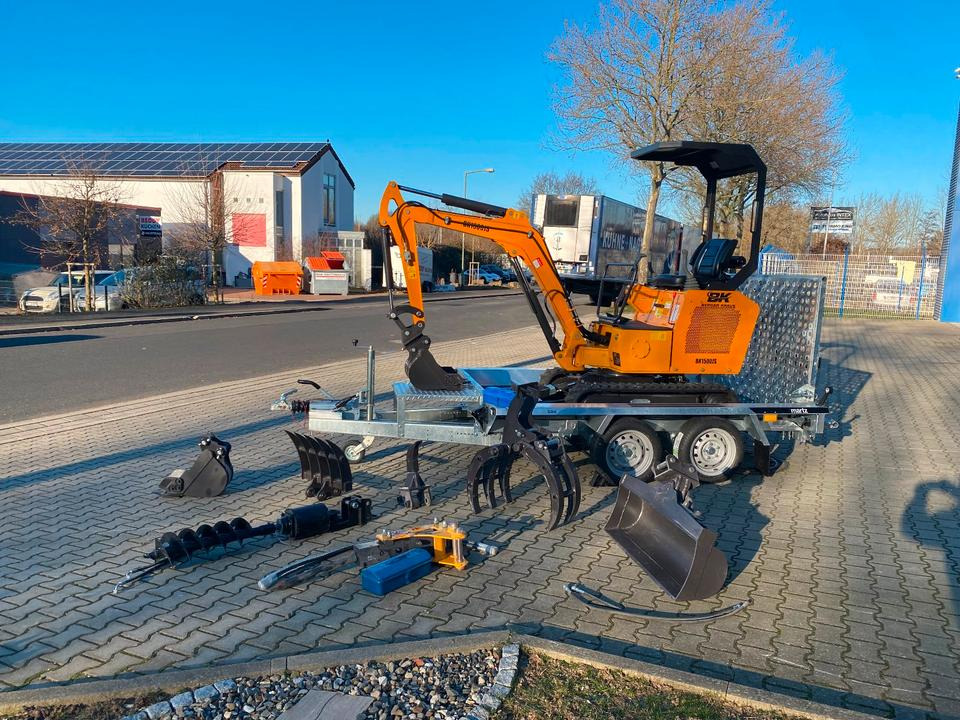 Minibagger BK1500JS + Anhänger + Zubehör *INKL.19% MWST*KUBOTA*BERGER KRAUS*JOYSTICK*ZUBEHÖRPAKET GROß*SOFORT!* - Мини-экскаватор: фото 3 Minibagger BK1500JS + Anhänger + Zubehör *INKL.19% MWST*KUBOTA*BERGER KRAUS*JOYSTICK*ZUBEHÖRPAKET GROß*SOFORT!* - Мини-экскаватор: фото 3