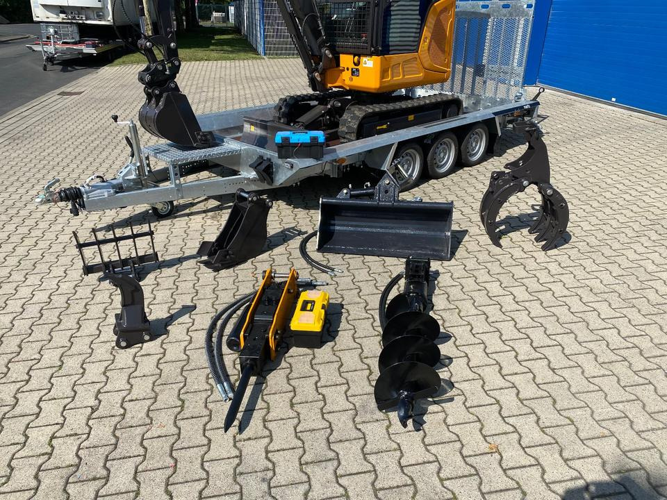 Minibagger BK2800ASR + Tieflader + Zubehör *INKL.19% MWST*BERGER KRAUS*KUBOTA*SCHWENKARM* VERSTELLFAHRWERK*KLIMA* - Мини-экскаватор: фото 3 Minibagger BK2800ASR + Tieflader + Zubehör *INKL.19% MWST*BERGER KRAUS*KUBOTA*SCHWENKARM* VERSTELLFAHRWERK*KLIMA* - Мини-экскаватор: фото 3