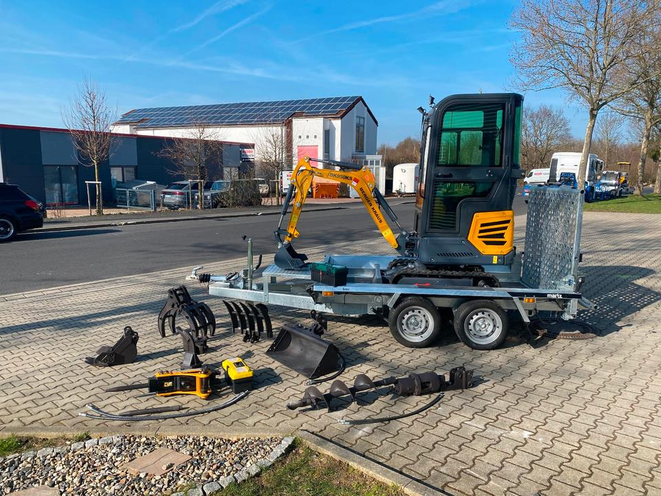 Minibagger BK950KS + Tieflader + Zubehör *INKL.19% MWST*BERGER KRAUS*KABINE*SOFORT!* - Мини-экскаватор: фото 3 Minibagger BK950KS + Tieflader + Zubehör *INKL.19% MWST*BERGER KRAUS*KABINE*SOFORT!* - Мини-экскаватор: фото 3