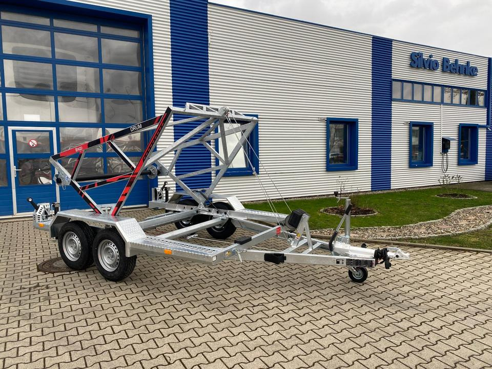 Кабельный транспортер Vermietung / Kabelanhänger 3500KG / Nutzlast 2766KG / Kabeltrommel-Anhänger / Glasfaser/ 1 Monat: фото 10 Кабельный транспортер Vermietung / Kabelanhänger 3500KG / Nutzlast 2766KG / Kabeltrommel-Anhänger / Glasfaser/ 1 Monat: фото 10