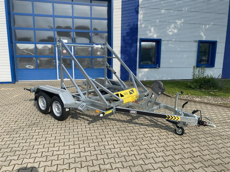 Vermietung / Kabelanhänger 3500KG / Nutzlast 2825KG / Kabeltrommel-Anhänger / Glasfaser/ 1 Monat - Кабельный транспортер: фото 2 Vermietung / Kabelanhänger 3500KG / Nutzlast 2825KG / Kabeltrommel-Anhänger / Glasfaser/ 1 Monat - Кабельный транспортер: фото 2
