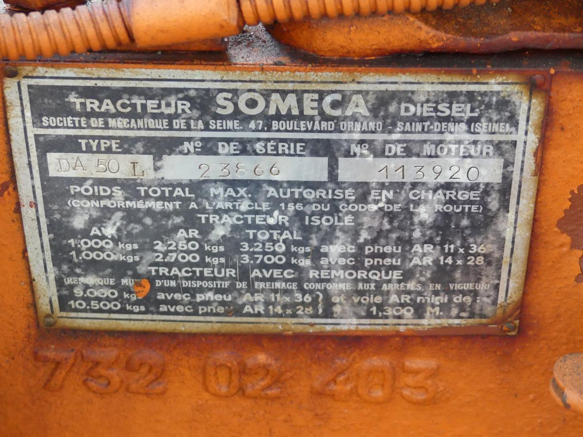 Трактор Someca DA50L: фото 24