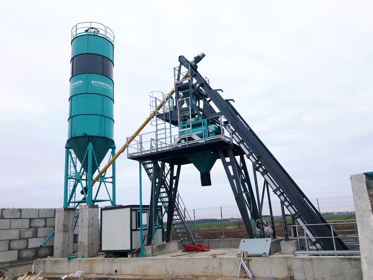 Constmach 60 m³/h Compact Concrete Batching Plant - Бетонный завод: фото 3 Constmach 60 m³/h Compact Concrete Batching Plant - Бетонный завод: фото 3