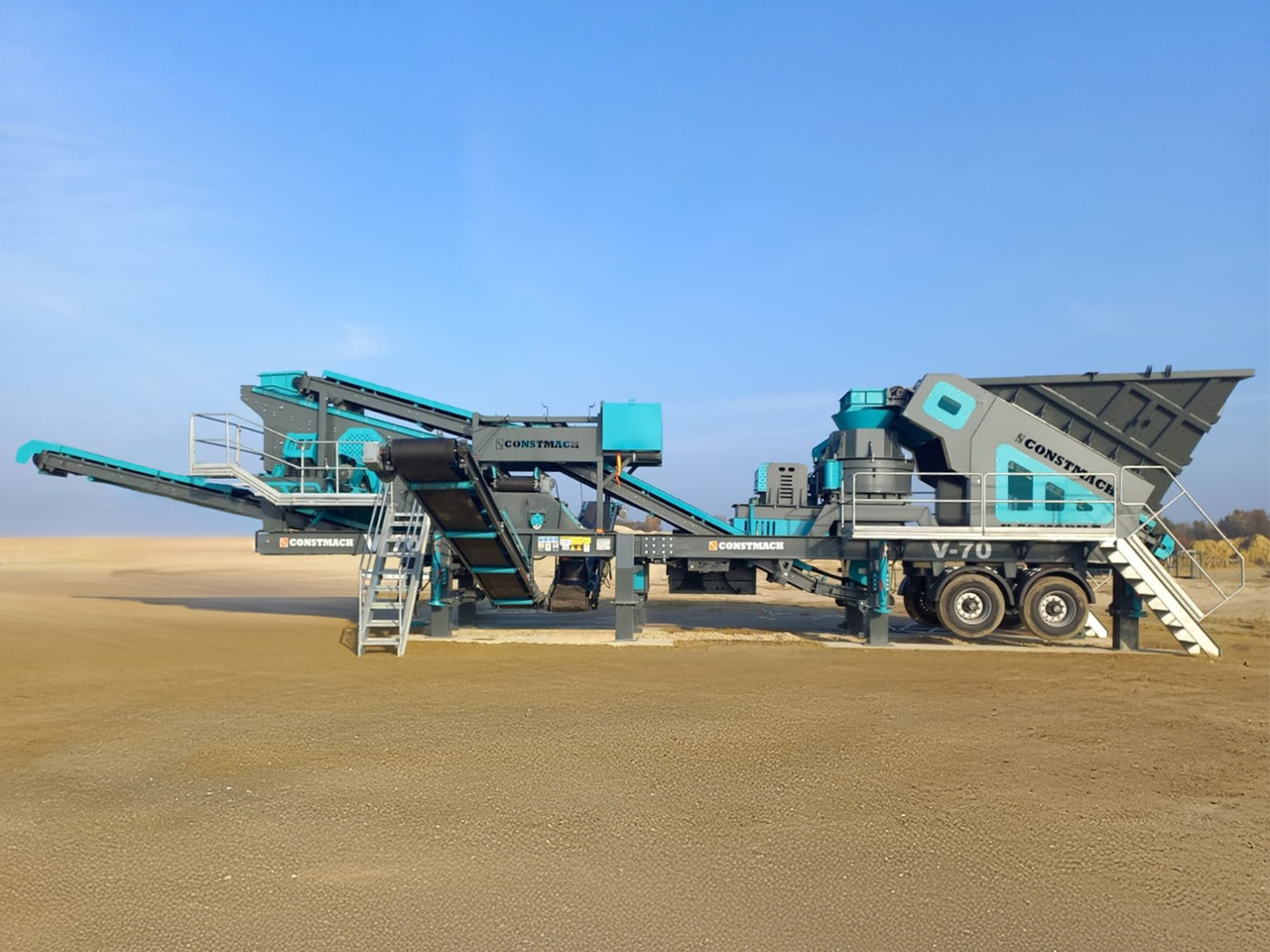 Constmach Concasseur À Impact À Axe Vertical Mobile D'une Capacité De 100 À 150 Tonnes - Мобильная дробилка: фото 5 Constmach Concasseur À Impact À Axe Vertical Mobile D'une Capacité De 100 À 150 Tonnes - Мобильная дробилка: фото 5