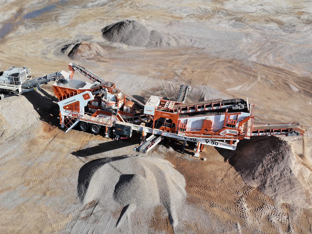 Constmach Concasseur À Impact À Axe Vertical Mobile D'une Capacité De 250 T/H - Мобильная дробилка: фото 3 Constmach Concasseur À Impact À Axe Vertical Mobile D'une Capacité De 250 T/H - Мобильная дробилка: фото 3