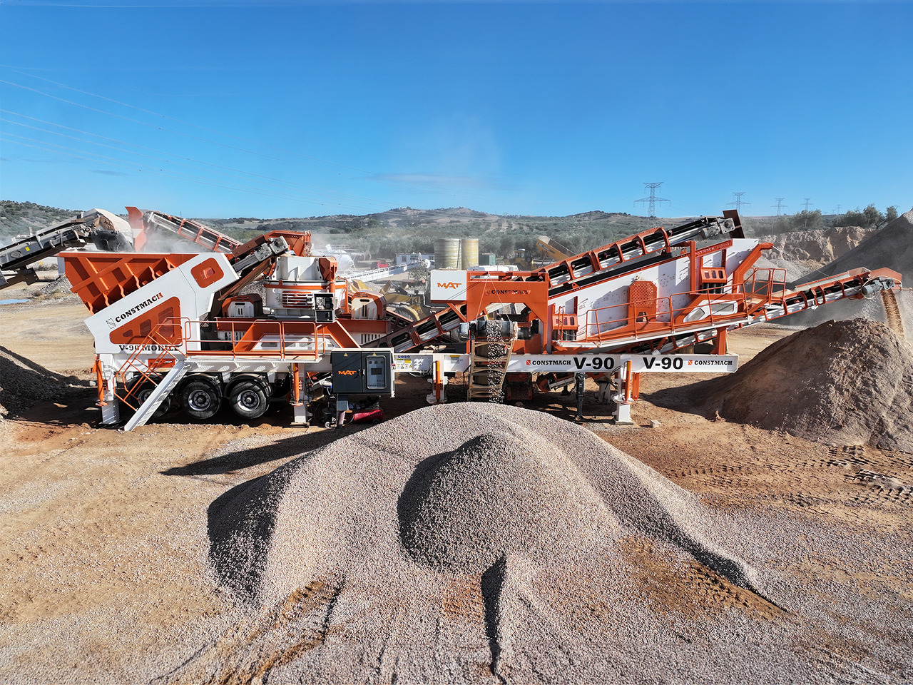 Constmach Concasseur À Impact À Axe Vertical Mobile D'une Capacité De 250 T/H - Мобильная дробилка: фото 1 Constmach Concasseur À Impact À Axe Vertical Mobile D'une Capacité De 250 T/H - Мобильная дробилка: фото 1