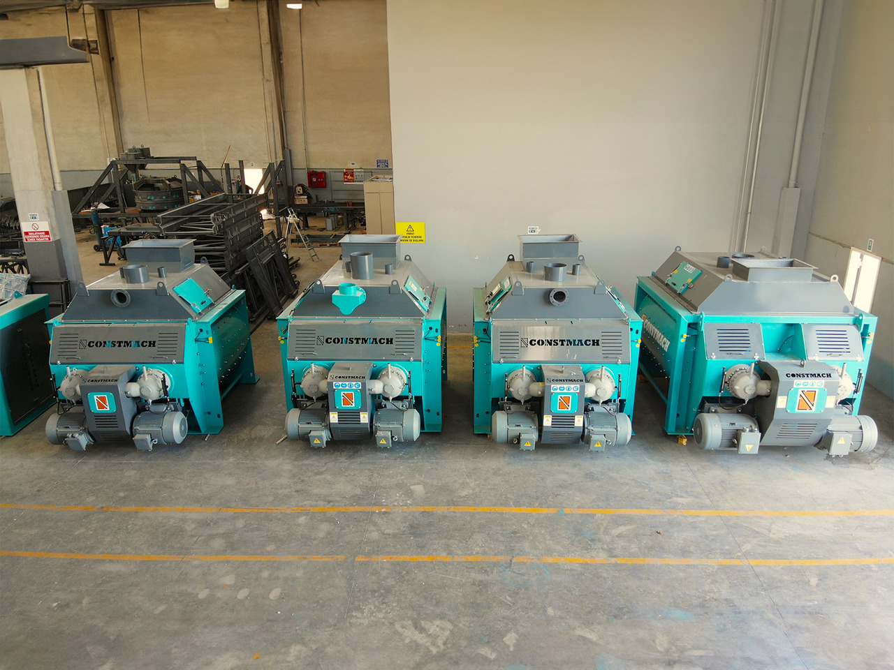 Constmach Double Shaft Concrete Mixer (Paddle Mixer) - Бетономешалка: фото 4 Constmach Double Shaft Concrete Mixer (Paddle Mixer) - Бетономешалка: фото 4