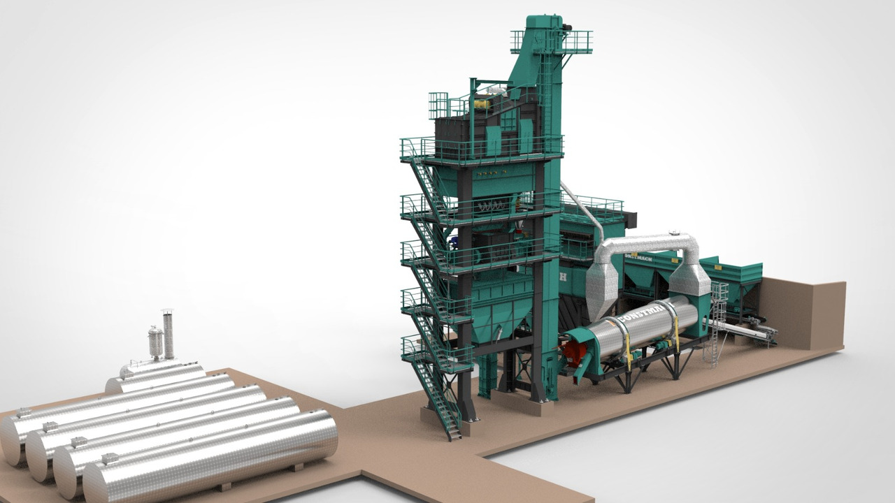 Constmach Stationary Asphalt Plant Delivered in Stock 2 Year Warranty - Асфальтобетонный завод: фото 3 Constmach Stationary Asphalt Plant Delivered in Stock 2 Year Warranty - Асфальтобетонный завод: фото 3